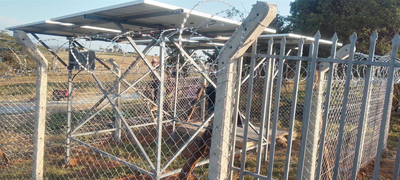 Fenced solar water system Chumvi