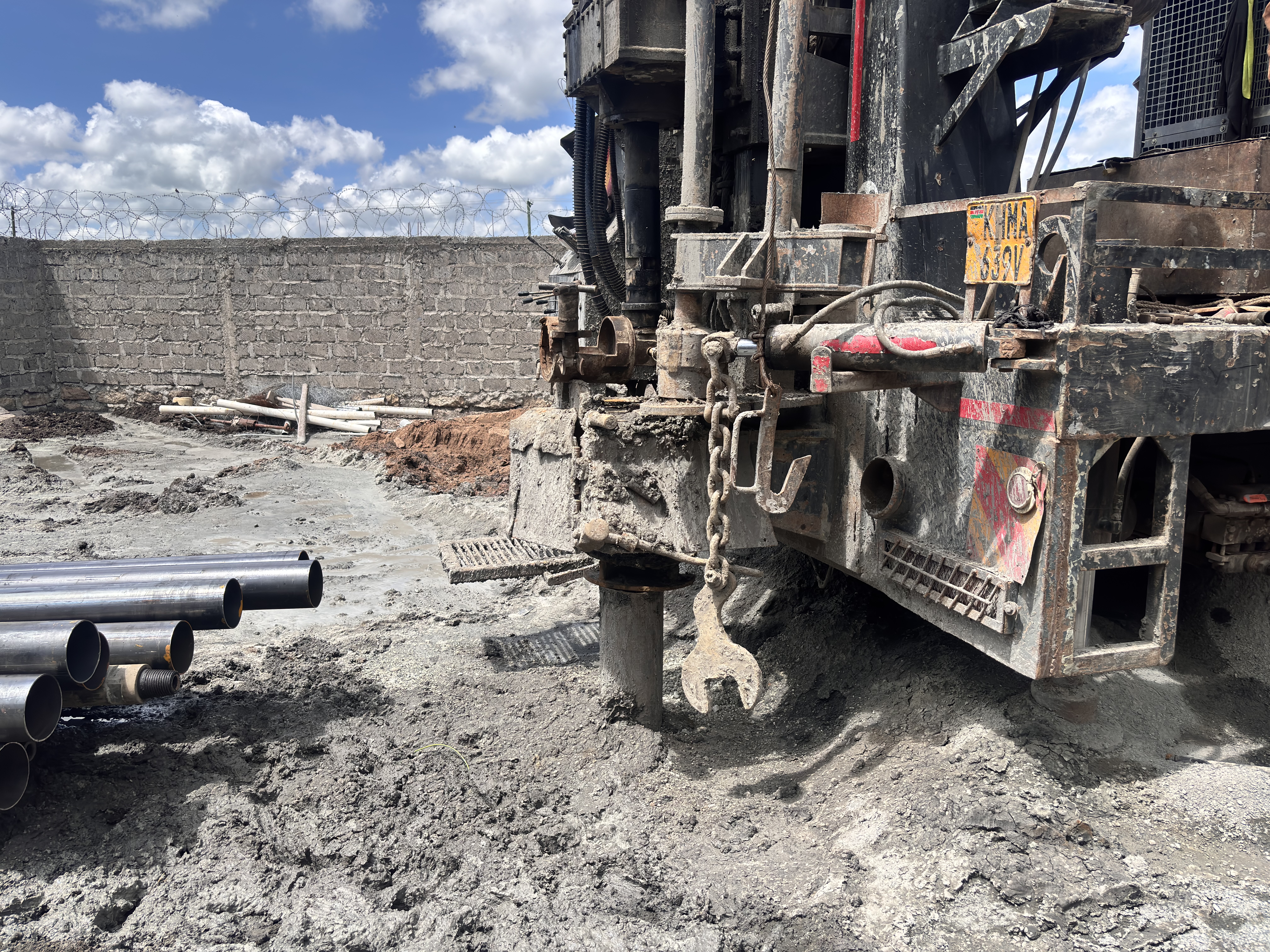 Kantafu borehole and DC pump