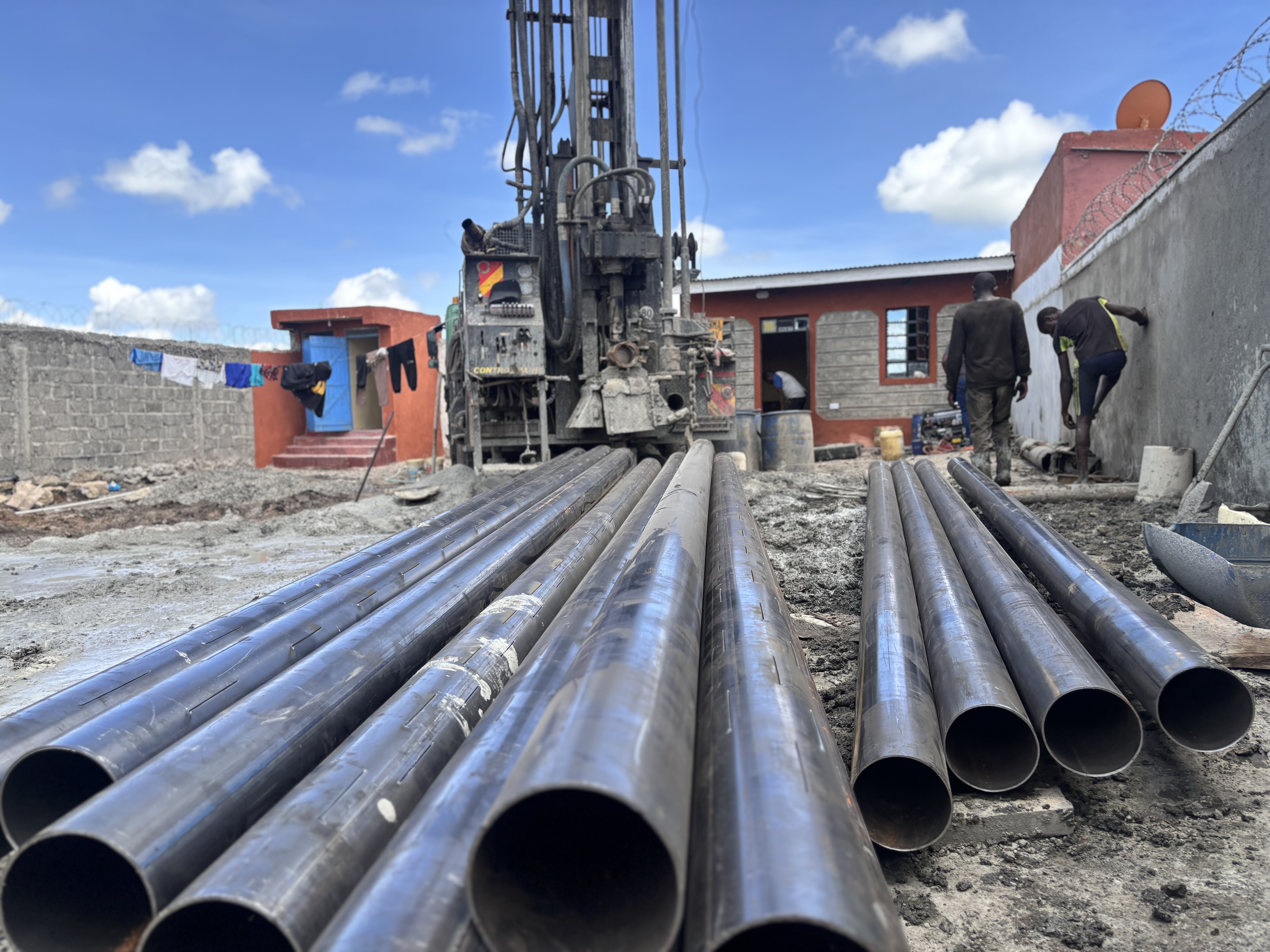 Site assessment before drilling at Kantafu