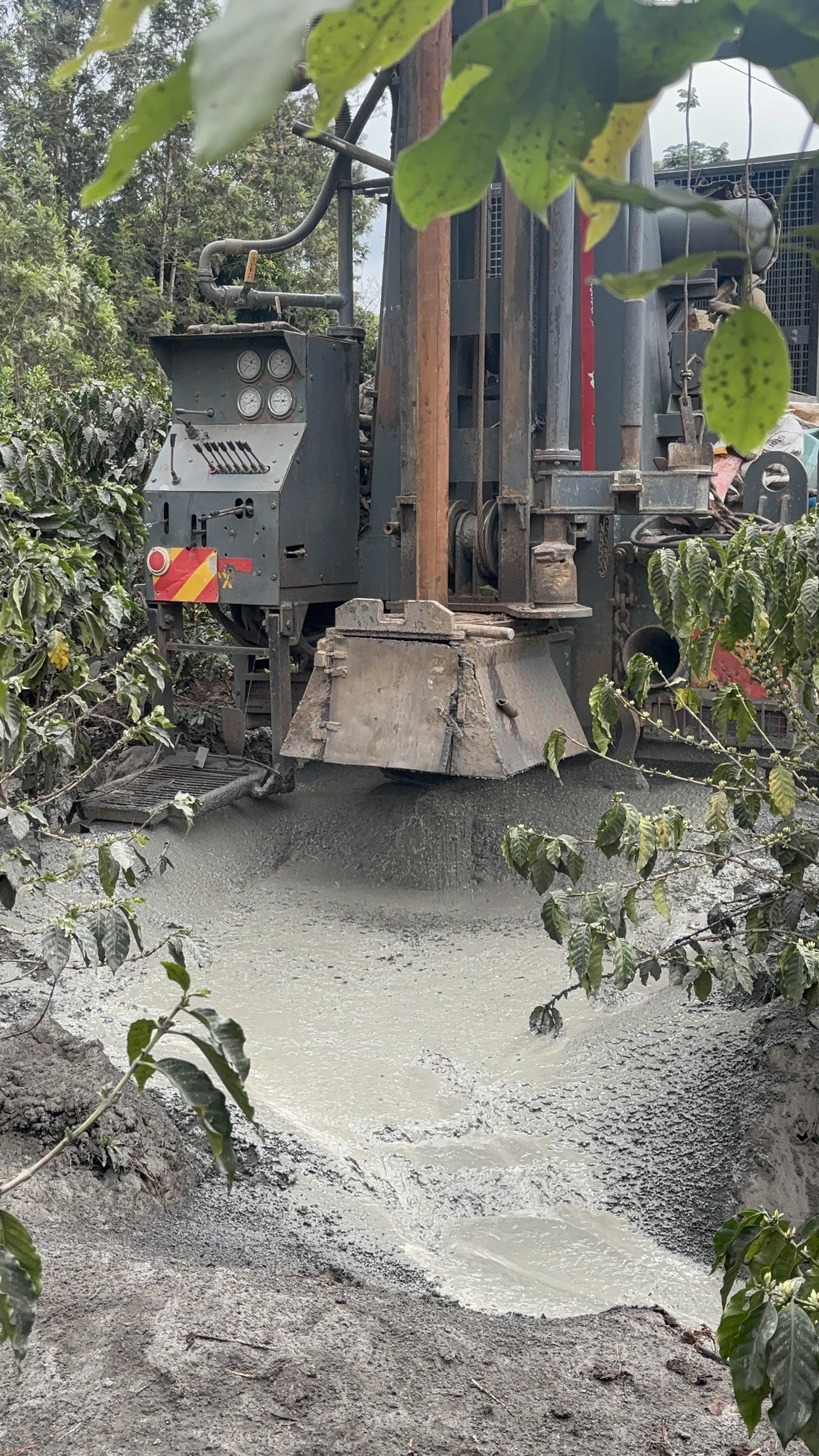 Drilling progress at Karurumo, Embu