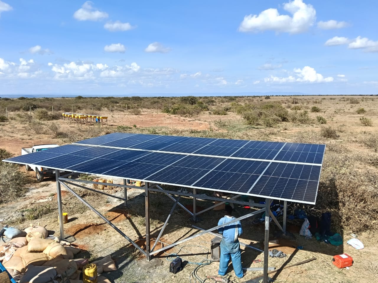 Drilling team at Suguta Marmar Laikipia