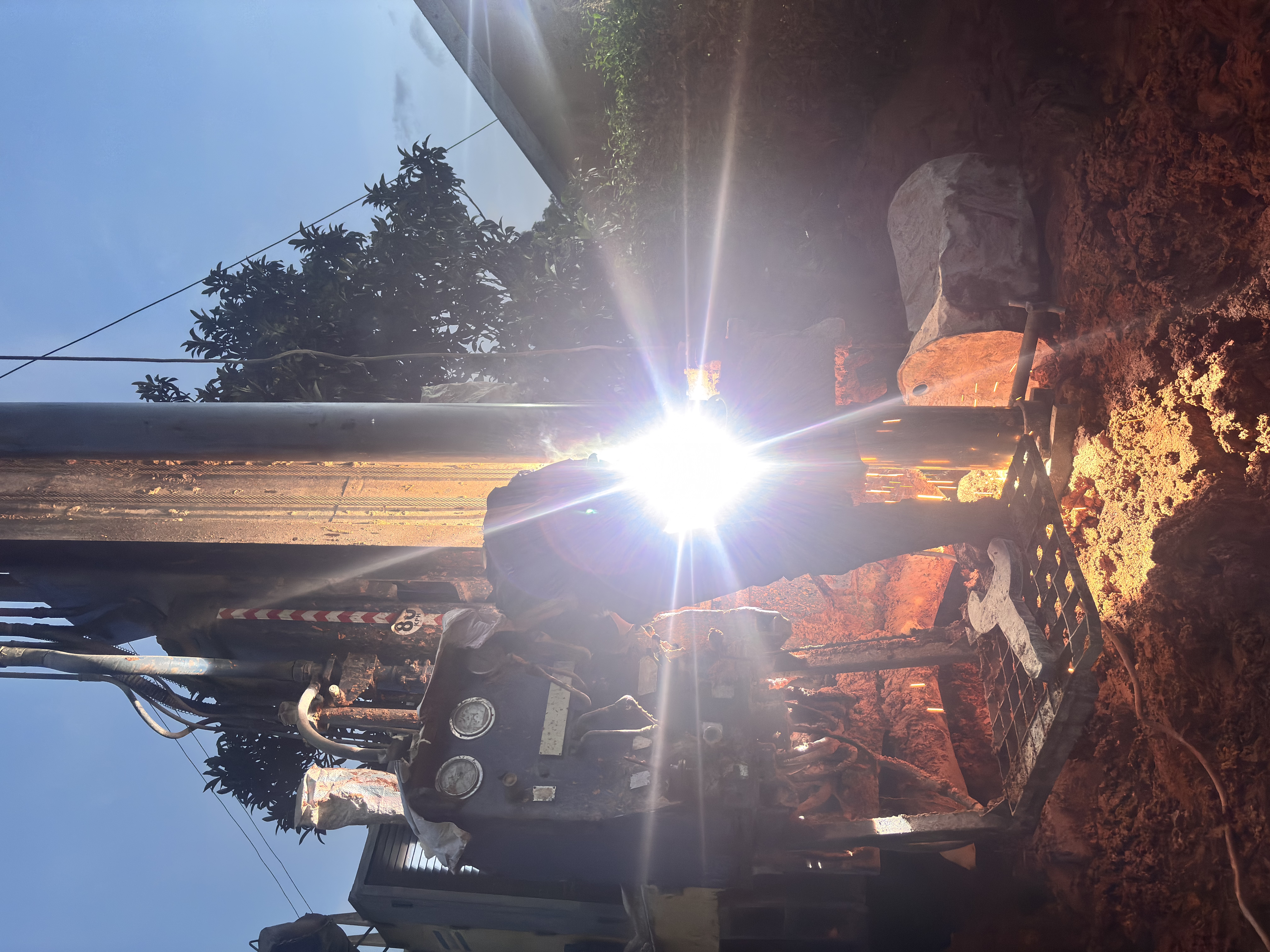 Drill rig at Vihiga County